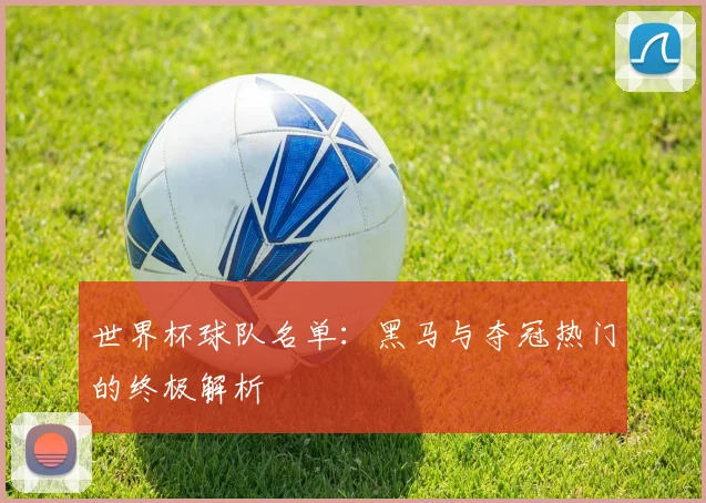 世界杯球队名单：黑马与夺冠热门的终极解析